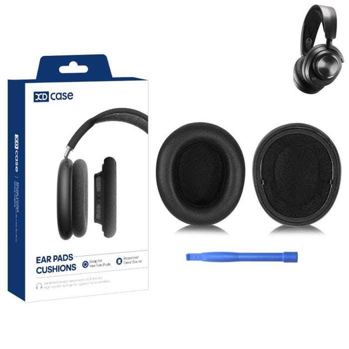 XDcase 1 par de almohadillas de repuesto para auriculares con herramienta de palanca, For SteelSeries Arctis Nova Pro Wireless