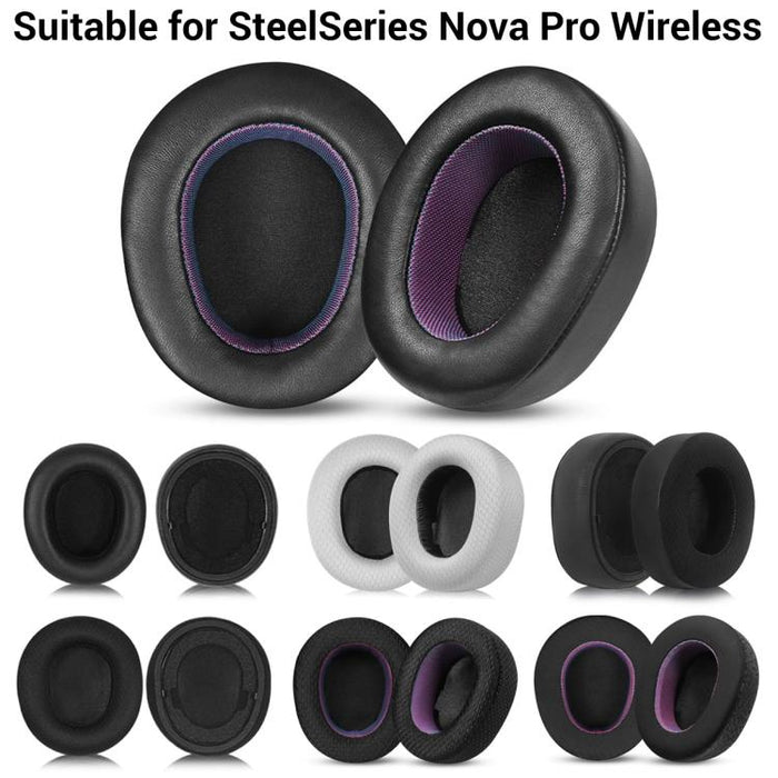 XDcase 1 par de almohadillas de repuesto para auriculares con herramienta de palanca, For SteelSeries Arctis Nova Pro Wireless