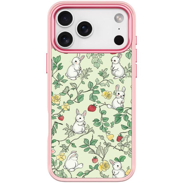Funda magnética para teléfono con estampado de conejo y ramas, For iPhone 17 Pro Max, For iPhone 17 Pro, For iPhone 17, For iPhone Air, For iPhone 16 Pro Max, For iPhone 16 Pro, For iPhone 15 Pro Max, For iPhone 15 Pro