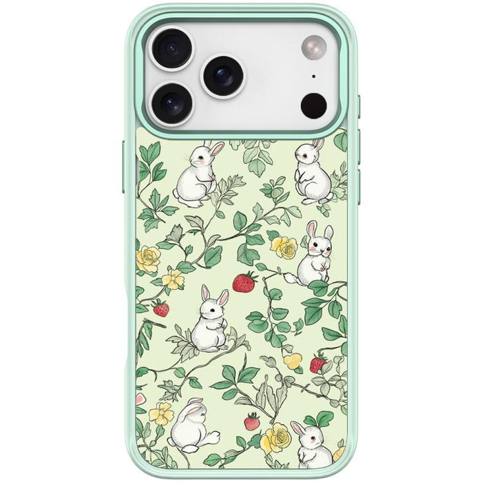 Funda magnética para teléfono con estampado de conejo y ramas, For iPhone 17 Pro Max, For iPhone 17 Pro, For iPhone 17, For iPhone Air, For iPhone 16 Pro Max, For iPhone 16 Pro, For iPhone 15 Pro Max, For iPhone 15 Pro