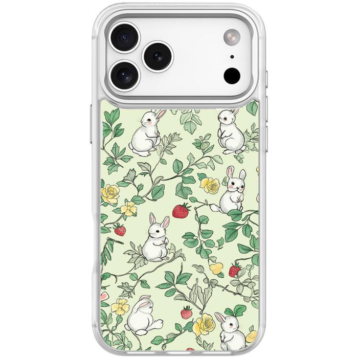 Funda magnética para teléfono con estampado de conejo y ramas, For iPhone 17 Pro Max, For iPhone 17 Pro, For iPhone 17, For iPhone Air, For iPhone 16 Pro Max, For iPhone 16 Pro, For iPhone 15 Pro Max, For iPhone 15 Pro