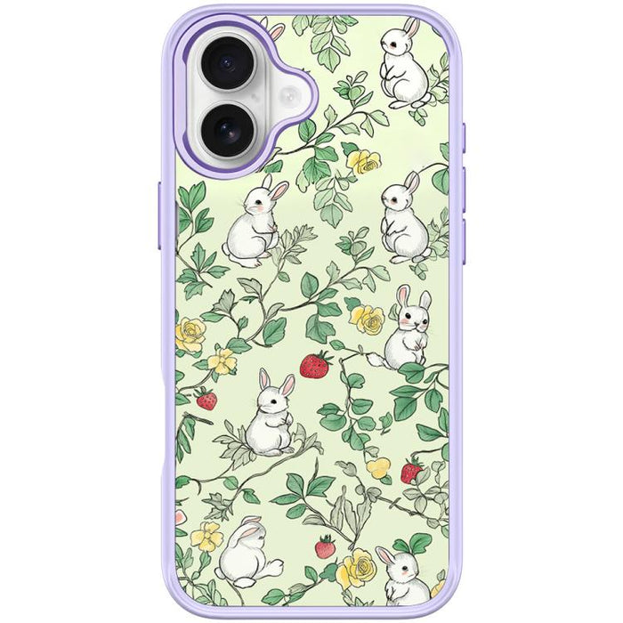 Funda magnética para teléfono con estampado de conejo y ramas, For iPhone 17 Pro Max, For iPhone 17 Pro, For iPhone 17, For iPhone Air, For iPhone 16 Pro Max, For iPhone 16 Pro, For iPhone 15 Pro Max, For iPhone 15 Pro