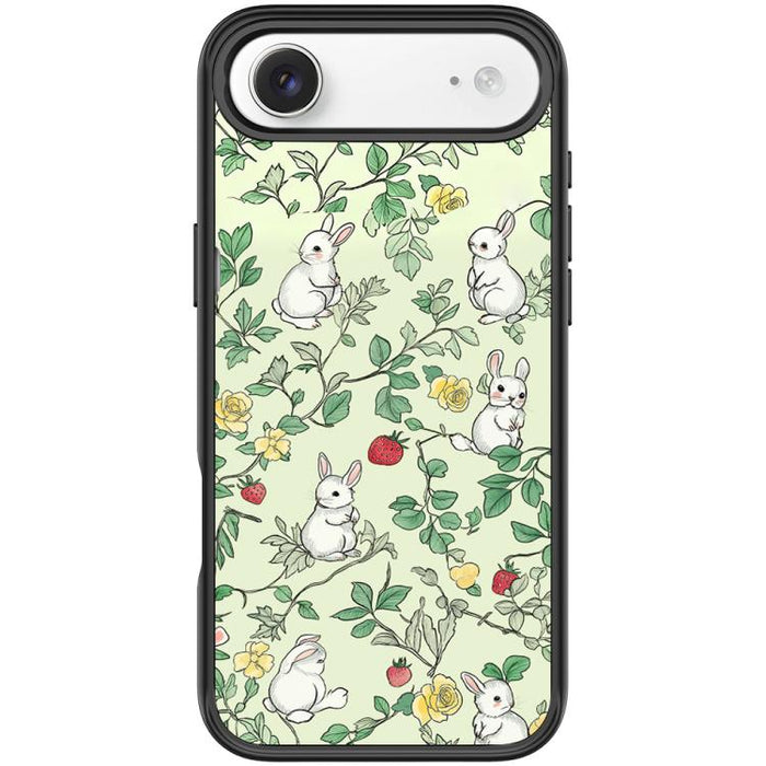Funda magnética para teléfono con estampado de conejo y ramas, For iPhone 17 Pro Max, For iPhone 17 Pro, For iPhone 17, For iPhone Air, For iPhone 16 Pro Max, For iPhone 16 Pro, For iPhone 15 Pro Max, For iPhone 15 Pro