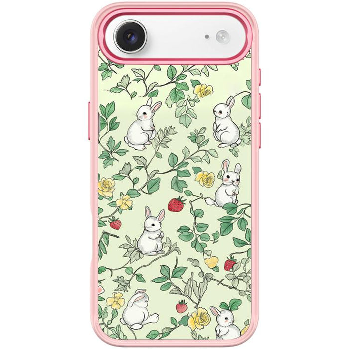 Funda magnética para teléfono con estampado de conejo y ramas, For iPhone 17 Pro Max, For iPhone 17 Pro, For iPhone 17, For iPhone Air, For iPhone 16 Pro Max, For iPhone 16 Pro, For iPhone 15 Pro Max, For iPhone 15 Pro
