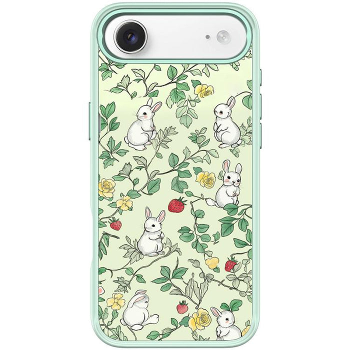 Funda magnética para teléfono con estampado de conejo y ramas, For iPhone 17 Pro Max, For iPhone 17 Pro, For iPhone 17, For iPhone Air, For iPhone 16 Pro Max, For iPhone 16 Pro, For iPhone 15 Pro Max, For iPhone 15 Pro