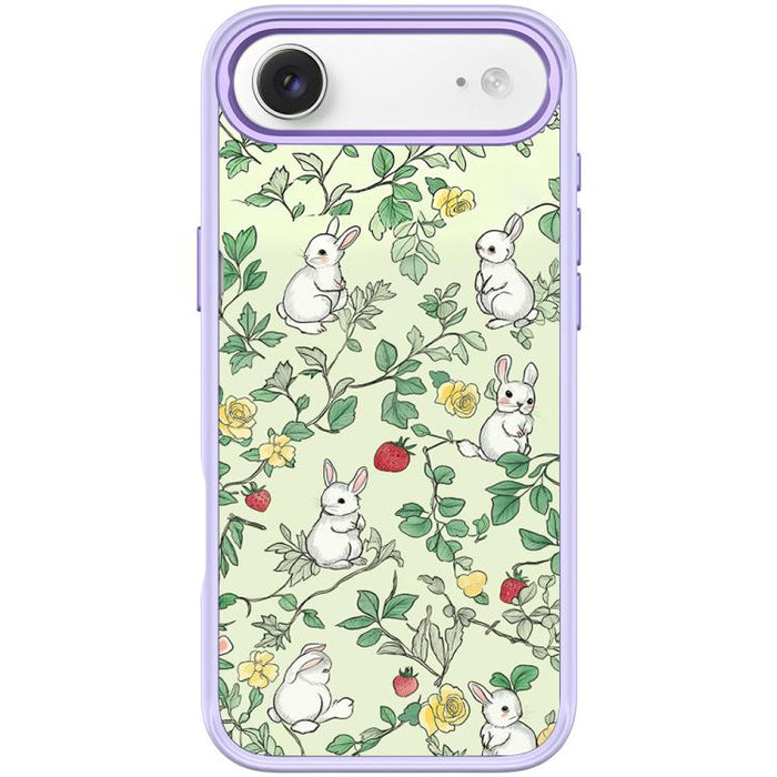 Funda magnética para teléfono con estampado de conejo y ramas, For iPhone 17 Pro Max, For iPhone 17 Pro, For iPhone 17, For iPhone Air, For iPhone 16 Pro Max, For iPhone 16 Pro, For iPhone 15 Pro Max, For iPhone 15 Pro