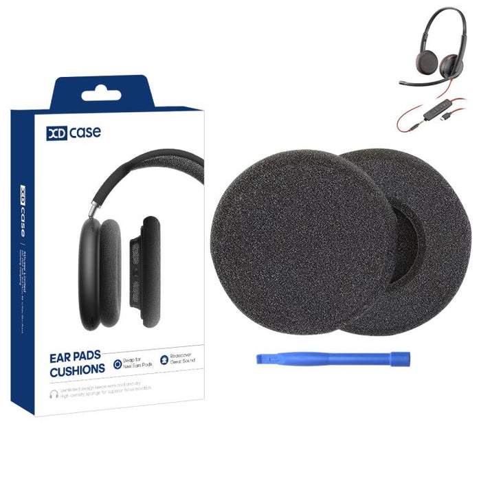 XDcase 1 par de almohadillas de repuesto para auriculares con herramienta de palanca, For Plantronics C3220 / C3225 / C3210