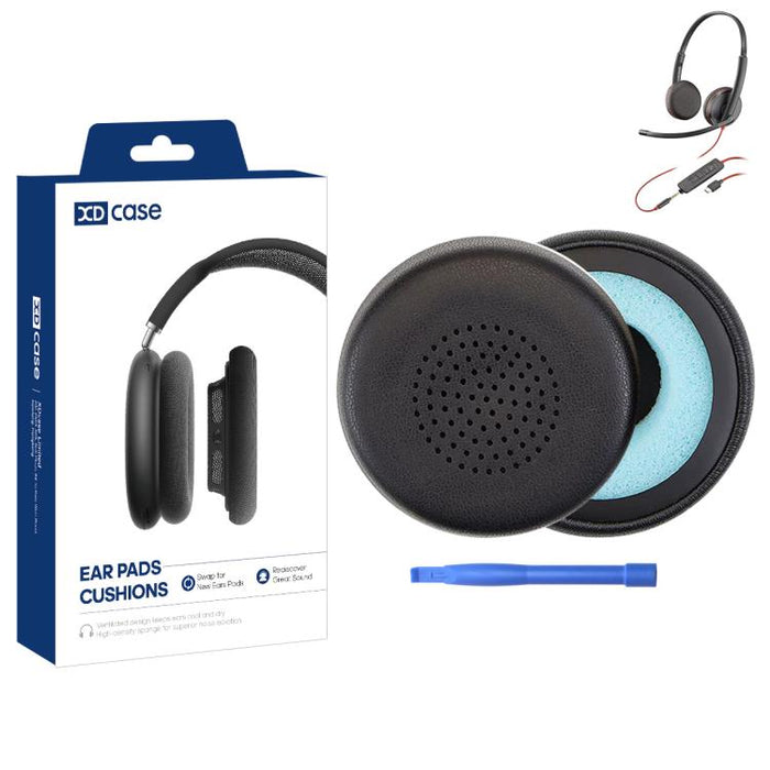 XDcase 1 par de almohadillas de repuesto para auriculares con herramienta de palanca, For Plantronics C3220 / C3225 / C3210