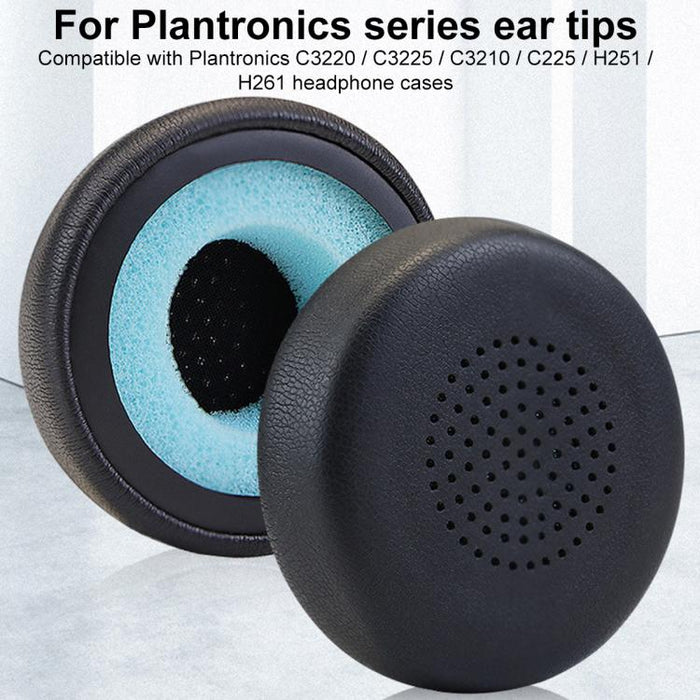 XDcase 1 par de almohadillas de repuesto para auriculares con herramienta de palanca, For Plantronics C3220 / C3225 / C3210