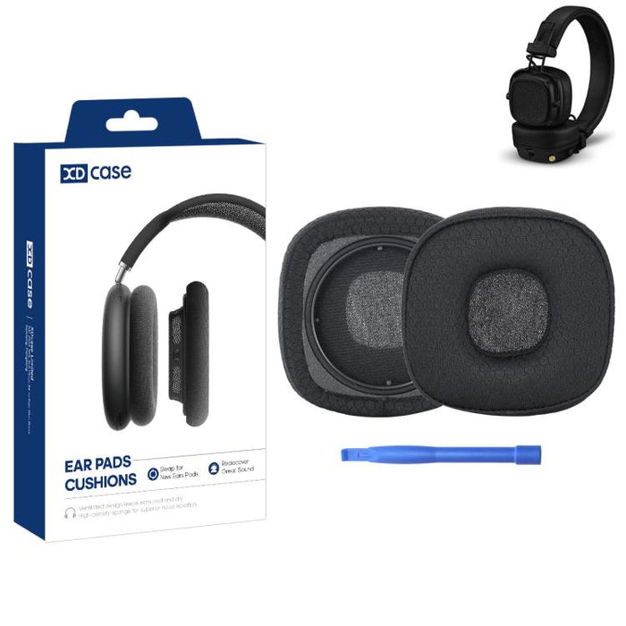 XDcase 1 par de almohadillas de repuesto para auriculares con herramienta de palanca, For Marshall Major III / Major IV / Major V