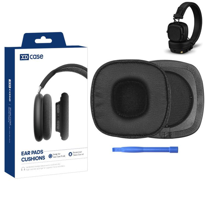 XDcase 1 par de almohadillas de repuesto para auriculares con herramienta de palanca, For Marshall Major III / Major IV / Major V