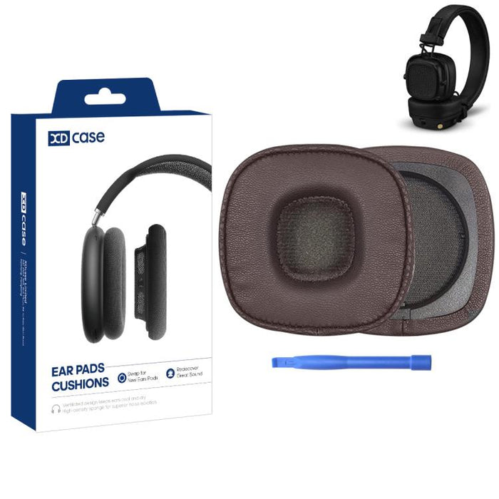 XDcase 1 par de almohadillas de repuesto para auriculares con herramienta de palanca, For Marshall Major III / Major IV / Major V
