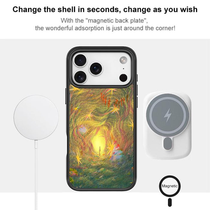 Funda magnética para teléfono con diseño de entrada de ensueño, For iPhone 17 Pro Max, For iPhone 17 Pro, For iPhone 17, For iPhone Air, For iPhone 16 Pro Max, For iPhone 16 Pro, For iPhone 15 Pro Max, For iPhone 15 Pro