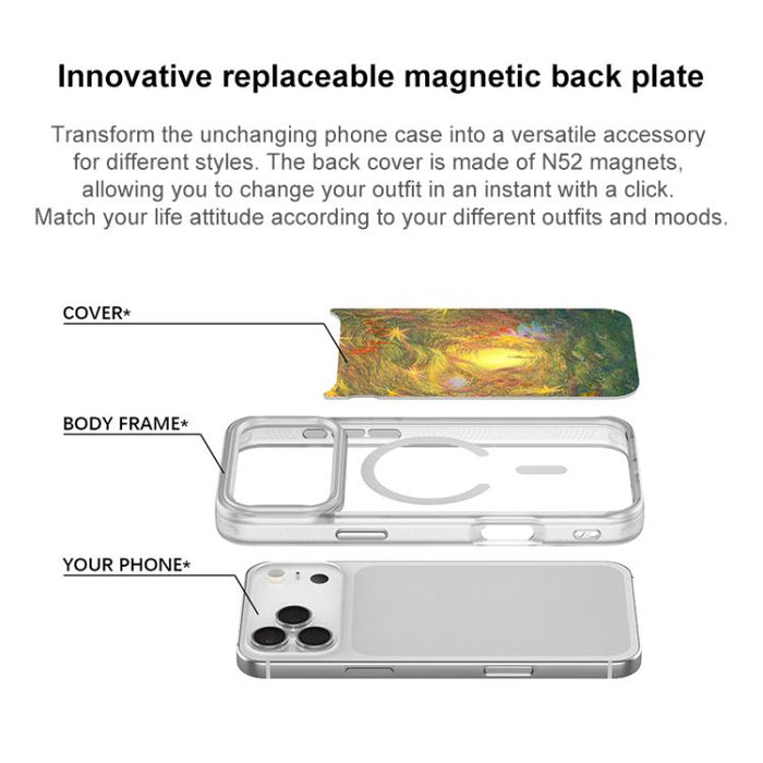 Funda magnética para teléfono con diseño de entrada de ensueño, For iPhone 17 Pro Max, For iPhone 17 Pro, For iPhone 17, For iPhone Air, For iPhone 16 Pro Max, For iPhone 16 Pro, For iPhone 15 Pro Max, For iPhone 15 Pro