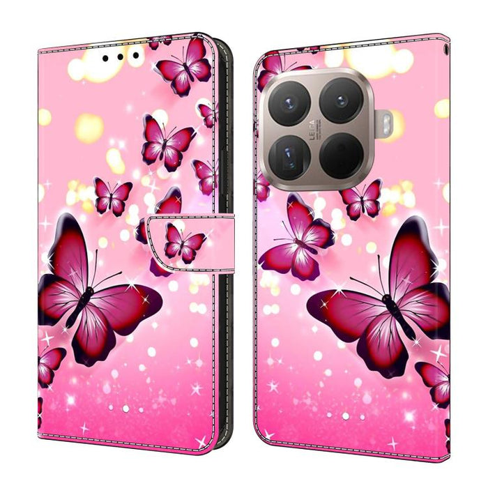 Funda para teléfono de cuero vegano pintado con efecto cristal, For Xiaomi 17 Ultra, For Xiaomi 15T Pro, For Xiaomi 15T, For Xiaomi 15 Pro