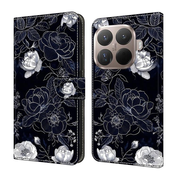 Funda para teléfono de cuero vegano pintado con efecto cristal, For Xiaomi 17 Ultra, For Xiaomi 15T Pro, For Xiaomi 15T, For Xiaomi 15 Pro
