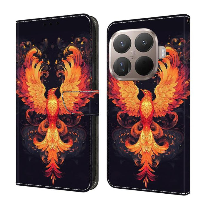 Funda para teléfono de cuero vegano pintado con efecto cristal, For Xiaomi 17 Ultra, For Xiaomi 15T Pro, For Xiaomi 15T, For Xiaomi 15 Pro