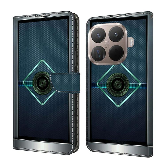 Funda para teléfono de cuero vegano pintado con efecto cristal, For Xiaomi 17 Ultra, For Xiaomi 15T Pro, For Xiaomi 15T, For Xiaomi 15 Pro