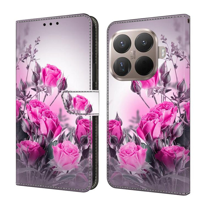Funda para teléfono de cuero vegano pintado con efecto cristal, For Xiaomi 17 Ultra, For Xiaomi 15T Pro, For Xiaomi 15T, For Xiaomi 15 Pro