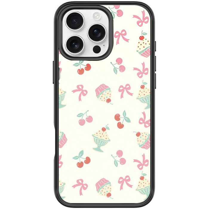 Funda magnética para teléfono con diseño de pastel de cerezas, For iPhone 17 Pro Max, For iPhone 17 Pro, For iPhone 17, For iPhone Air, For iPhone 16 Pro Max, For iPhone 16 Pro, For iPhone 15 Pro Max, For iPhone 15 Pro