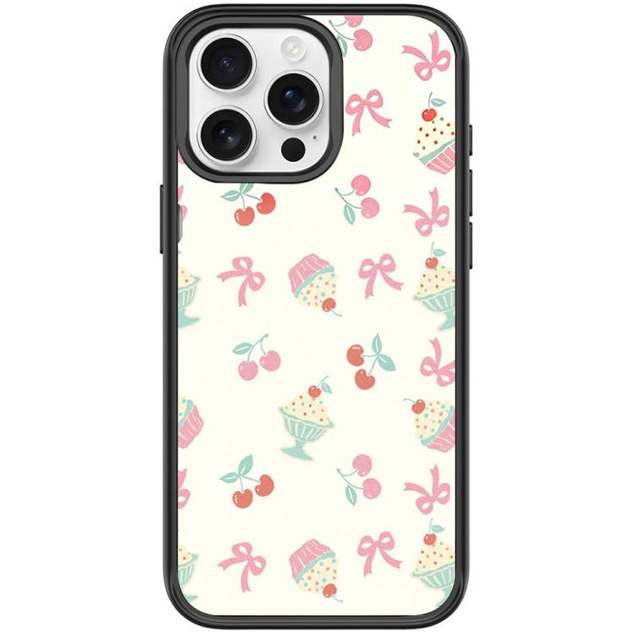 Funda magnética para teléfono con diseño de pastel de cerezas, For iPhone 17 Pro Max, For iPhone 17 Pro, For iPhone 17, For iPhone Air, For iPhone 16 Pro Max, For iPhone 16 Pro, For iPhone 15 Pro Max, For iPhone 15 Pro