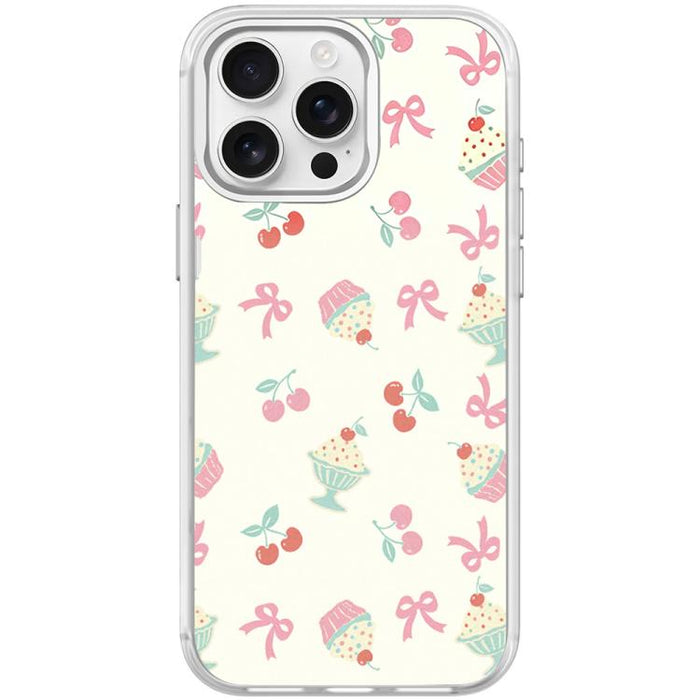 Funda magnética para teléfono con diseño de pastel de cerezas, For iPhone 17 Pro Max, For iPhone 17 Pro, For iPhone 17, For iPhone Air, For iPhone 16 Pro Max, For iPhone 16 Pro, For iPhone 15 Pro Max, For iPhone 15 Pro