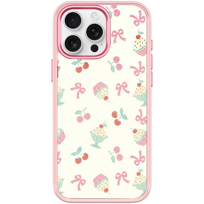 Funda magnética para teléfono con diseño de pastel de cerezas, For iPhone 17 Pro Max, For iPhone 17 Pro, For iPhone 17, For iPhone Air, For iPhone 16 Pro Max, For iPhone 16 Pro, For iPhone 15 Pro Max, For iPhone 15 Pro