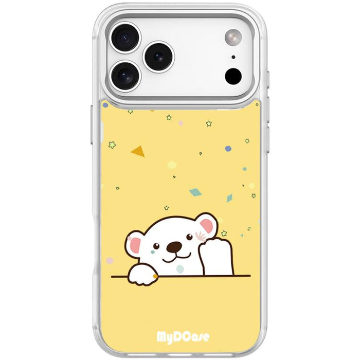 Funda magnética para teléfono con estampado de osito saludando, For iPhone 17 Pro Max, For iPhone 17 Pro, For iPhone 17, For iPhone Air, For iPhone 16 Pro Max, For iPhone 16 Pro, For iPhone 15 Pro Max, For iPhone 15 Pro