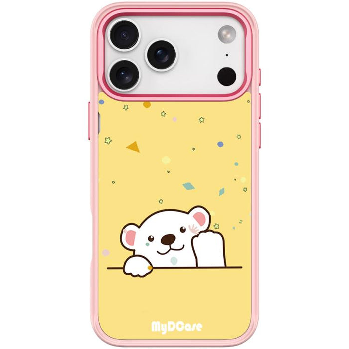Funda magnética para teléfono con estampado de osito saludando, For iPhone 17 Pro Max, For iPhone 17 Pro, For iPhone 17, For iPhone Air, For iPhone 16 Pro Max, For iPhone 16 Pro, For iPhone 15 Pro Max, For iPhone 15 Pro