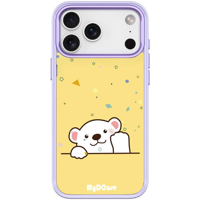Funda magnética para teléfono con estampado de osito saludando, For iPhone 17 Pro Max, For iPhone 17 Pro, For iPhone 17, For iPhone Air, For iPhone 16 Pro Max, For iPhone 16 Pro, For iPhone 15 Pro Max, For iPhone 15 Pro