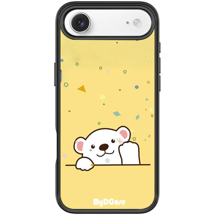 Funda magnética para teléfono con estampado de osito saludando, For iPhone 17 Pro Max, For iPhone 17 Pro, For iPhone 17, For iPhone Air, For iPhone 16 Pro Max, For iPhone 16 Pro, For iPhone 15 Pro Max, For iPhone 15 Pro