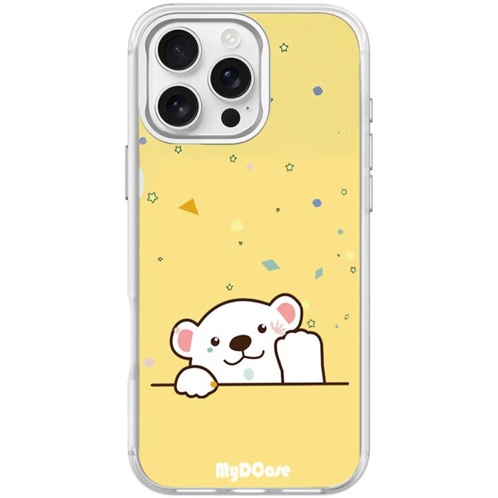Funda magnética para teléfono con estampado de osito saludando, For iPhone 17 Pro Max, For iPhone 17 Pro, For iPhone 17, For iPhone Air, For iPhone 16 Pro Max, For iPhone 16 Pro, For iPhone 15 Pro Max, For iPhone 15 Pro
