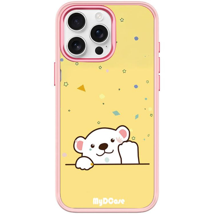 Funda magnética para teléfono con estampado de osito saludando, For iPhone 17 Pro Max, For iPhone 17 Pro, For iPhone 17, For iPhone Air, For iPhone 16 Pro Max, For iPhone 16 Pro, For iPhone 15 Pro Max, For iPhone 15 Pro