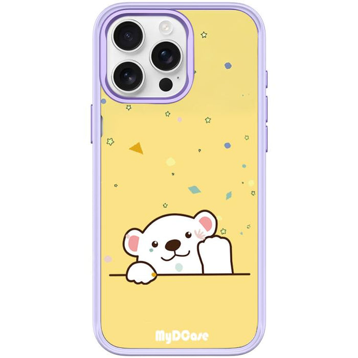 Funda magnética para teléfono con estampado de osito saludando, For iPhone 17 Pro Max, For iPhone 17 Pro, For iPhone 17, For iPhone Air, For iPhone 16 Pro Max, For iPhone 16 Pro, For iPhone 15 Pro Max, For iPhone 15 Pro