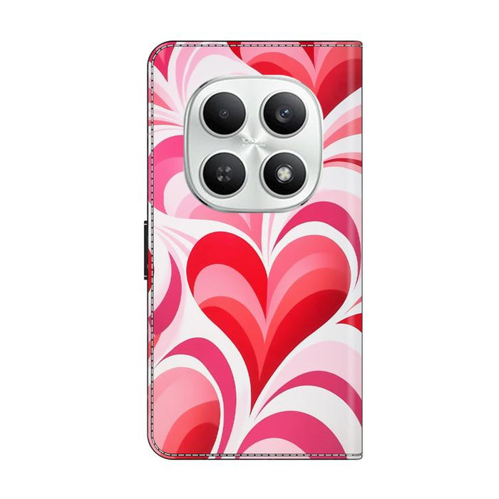 Funda para teléfono de cuero vegano pintado con efecto cristal, For Redmi Note 15 5G / 4G Global 164mm, For Redmi Note 15 Pro 5G Global 163.6mm, For Redmi 15C 5G / 4G EU 173mm, For Redmi 15 5G Global / 4G SEA 169.5mm