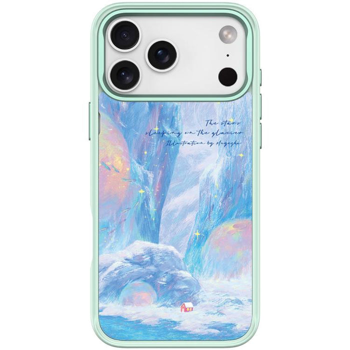 Funda magnética para teléfono con estampado de casa roja glaciar, For iPhone 17 Pro Max, For iPhone 17 Pro, For iPhone 17, For iPhone Air, For iPhone 16 Pro Max, For iPhone 16 Pro, For iPhone 15 Pro Max, For iPhone 15 Pro