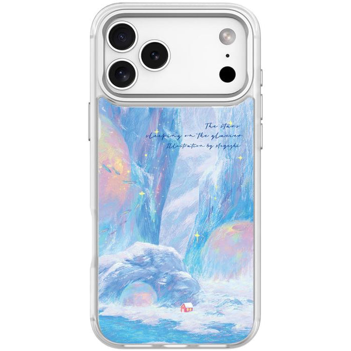 Funda magnética para teléfono con estampado de casa roja glaciar, For iPhone 17 Pro Max, For iPhone 17 Pro, For iPhone 17, For iPhone Air, For iPhone 16 Pro Max, For iPhone 16 Pro, For iPhone 15 Pro Max, For iPhone 15 Pro