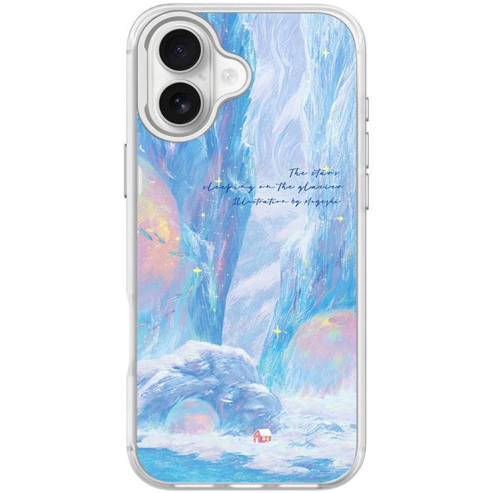 Funda magnética para teléfono con estampado de casa roja glaciar, For iPhone 17 Pro Max, For iPhone 17 Pro, For iPhone 17, For iPhone Air, For iPhone 16 Pro Max, For iPhone 16 Pro, For iPhone 15 Pro Max, For iPhone 15 Pro