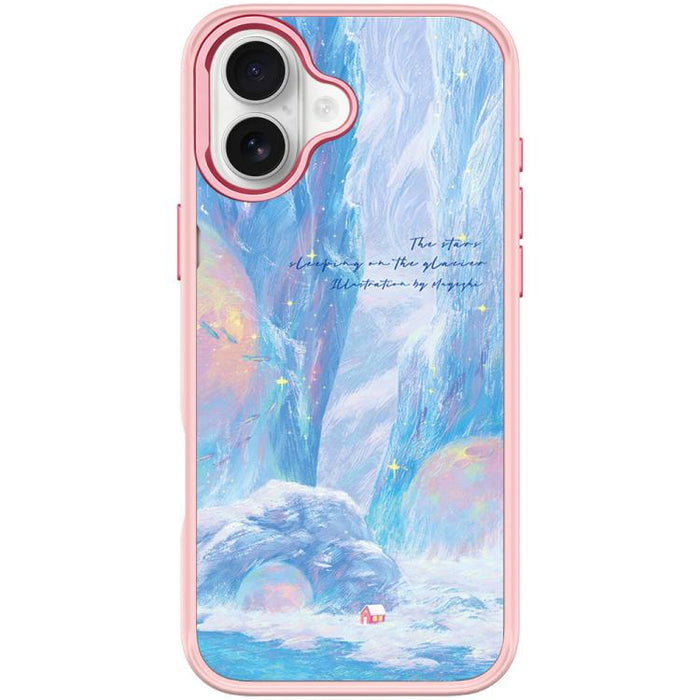 Funda magnética para teléfono con estampado de casa roja glaciar, For iPhone 17 Pro Max, For iPhone 17 Pro, For iPhone 17, For iPhone Air, For iPhone 16 Pro Max, For iPhone 16 Pro, For iPhone 15 Pro Max, For iPhone 15 Pro