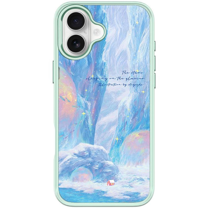 Funda magnética para teléfono con estampado de casa roja glaciar, For iPhone 17 Pro Max, For iPhone 17 Pro, For iPhone 17, For iPhone Air, For iPhone 16 Pro Max, For iPhone 16 Pro, For iPhone 15 Pro Max, For iPhone 15 Pro