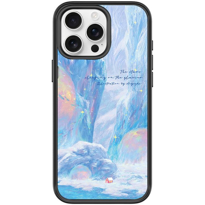 Funda magnética para teléfono con estampado de casa roja glaciar, For iPhone 17 Pro Max, For iPhone 17 Pro, For iPhone 17, For iPhone Air, For iPhone 16 Pro Max, For iPhone 16 Pro, For iPhone 15 Pro Max, For iPhone 15 Pro