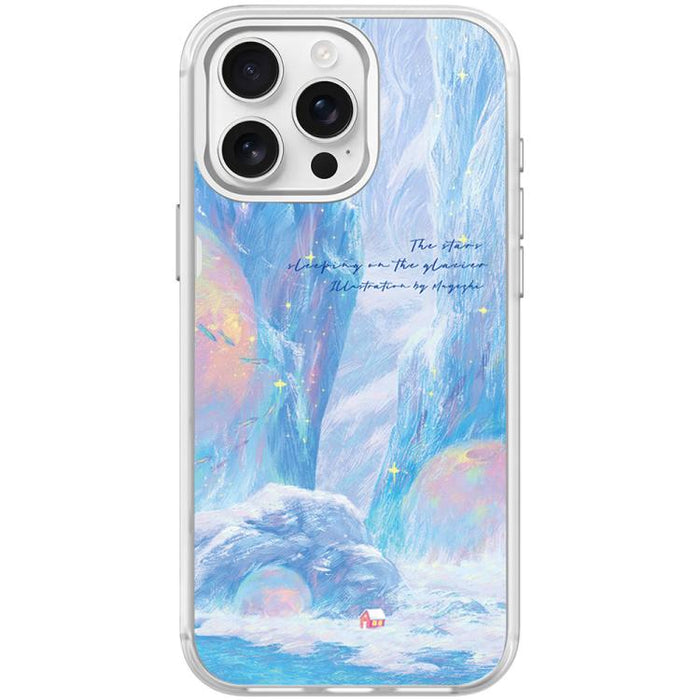 Funda magnética para teléfono con estampado de casa roja glaciar, For iPhone 17 Pro Max, For iPhone 17 Pro, For iPhone 17, For iPhone Air, For iPhone 16 Pro Max, For iPhone 16 Pro, For iPhone 15 Pro Max, For iPhone 15 Pro