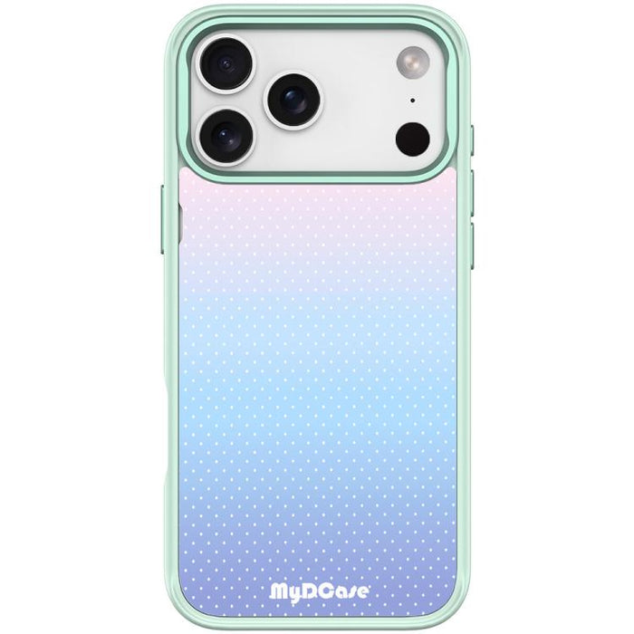 Funda magnética para teléfono con estampado de puntos azul cielo, For iPhone 17 Pro Max, For iPhone 17 Pro, For iPhone 17, For iPhone Air, For iPhone 16 Pro Max, For iPhone 16 Pro, For iPhone 15 Pro Max, For iPhone 15 Pro