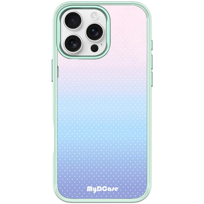 Funda magnética para teléfono con estampado de puntos azul cielo, For iPhone 17 Pro Max, For iPhone 17 Pro, For iPhone 17, For iPhone Air, For iPhone 16 Pro Max, For iPhone 16 Pro, For iPhone 15 Pro Max, For iPhone 15 Pro