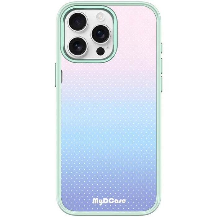 Funda magnética para teléfono con estampado de puntos azul cielo, For iPhone 17 Pro Max, For iPhone 17 Pro, For iPhone 17, For iPhone Air, For iPhone 16 Pro Max, For iPhone 16 Pro, For iPhone 15 Pro Max, For iPhone 15 Pro