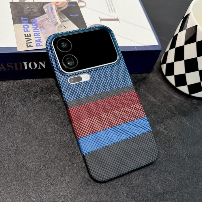 Funda magnética para teléfono de PC con estampado por transferencia de agua, doble cara, tacto suave y rayas., For Xiaomi 17 Pro Max, For Xiaomi 17 Pro