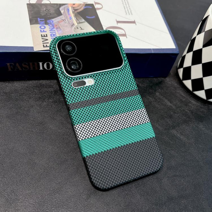 Funda magnética para teléfono de PC con estampado por transferencia de agua, doble cara, tacto suave y rayas., For Xiaomi 17 Pro Max, For Xiaomi 17 Pro
