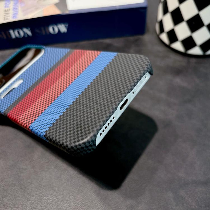 Funda magnética para teléfono de PC con estampado por transferencia de agua, doble cara, tacto suave y rayas., For Xiaomi 17 Pro Max, For Xiaomi 17 Pro