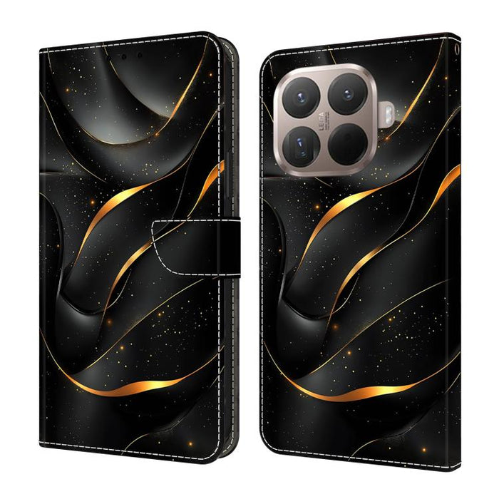 Funda para teléfono de cuero vegano pintado con efecto cristal, For Xiaomi 17 Ultra, For Xiaomi 15T Pro, For Xiaomi 15T, For Xiaomi 14T Pro