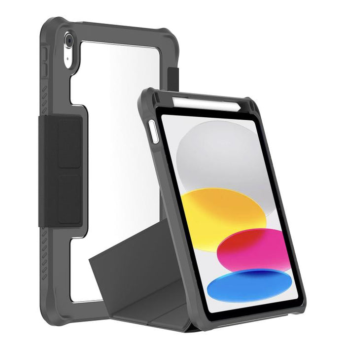 Funda para tablet plegable en forma de Y de piel vegana Mutural LiShi Series, For iPad 2025 / 2022, For iPad Air 11 2026 / 2025 / 2024